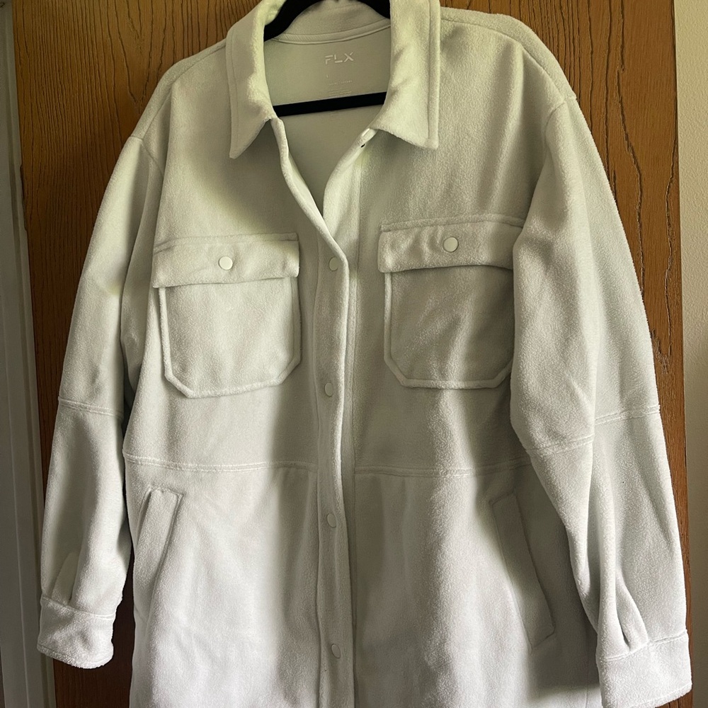 FLX Women's White Utility Jacket